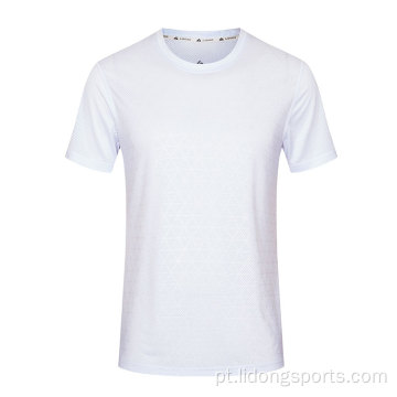 T-shirt de treino esportivo para homens de pão esportivo de masculino personalizado por atacado